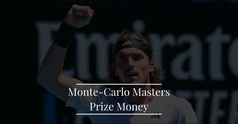 rolex masters montecarlo prize money|monte carlo masters 2023 draw.